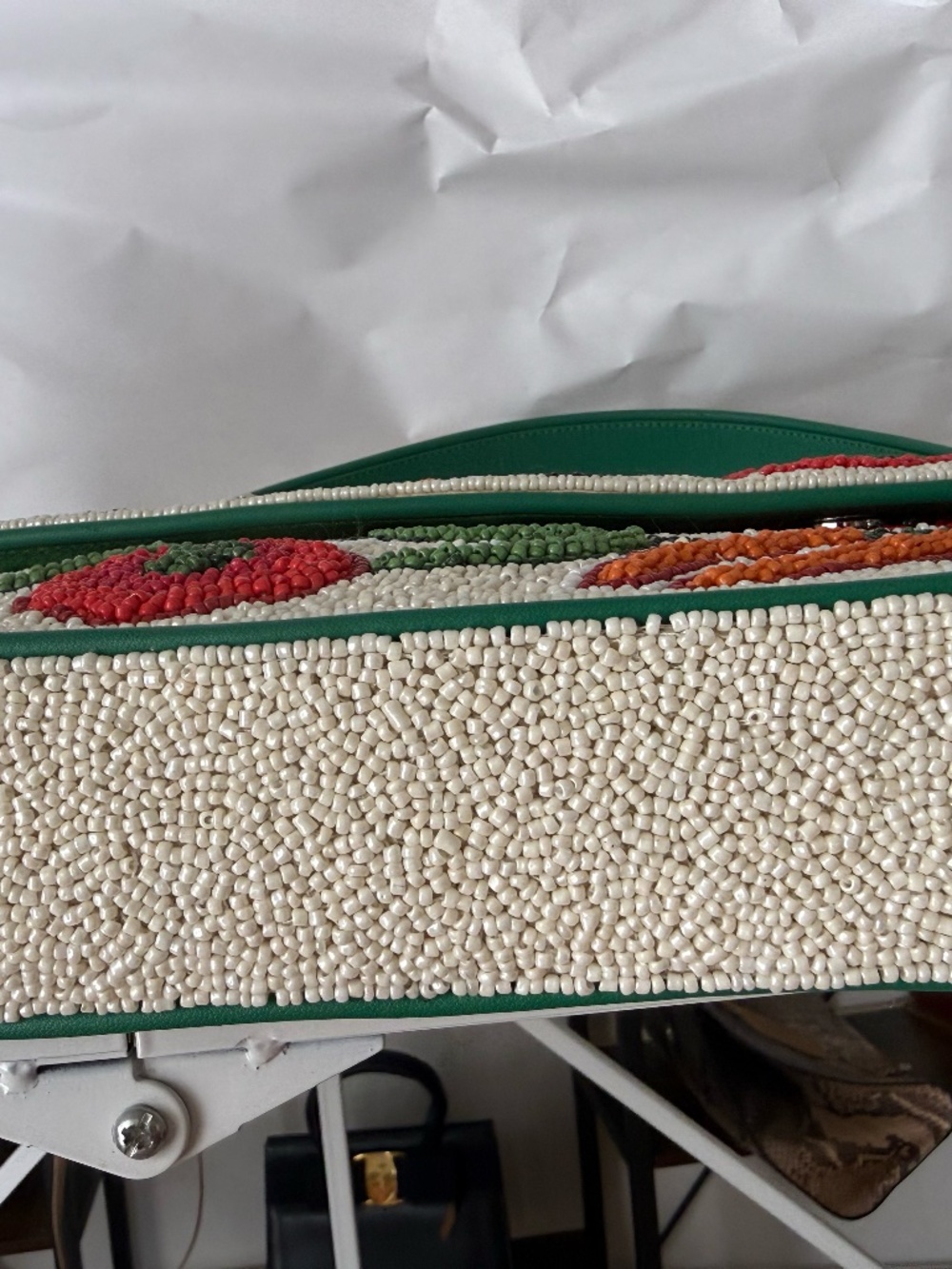 STAUD Beaded Tommy Bag New w tag rare - Picture 6 of 11